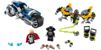 LEGO SUPER HEROES Avengers L'attaque du Speeder Bike des Avengers 2020
